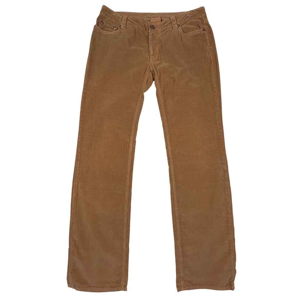Vintage Y2K Banana Republic Pin Wale Corduroy Pants Women's 8 Nutmeg Brown